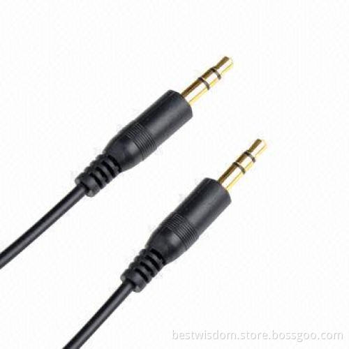 3.5mm Stereo Audio Cables, Compliance with iPhone, iTouch, Smartphones and MP3 Case